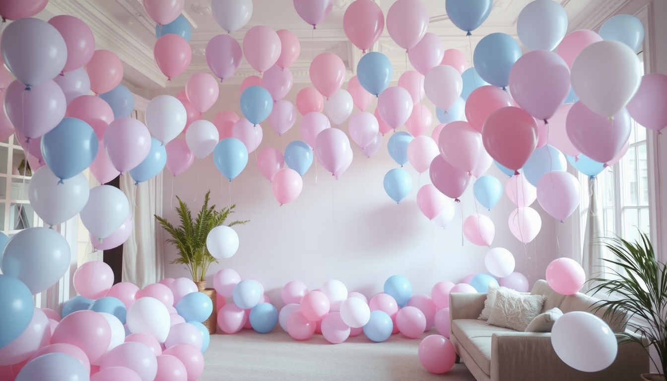 Pastel Ballonnen: Een Sfeervolle Touch voor Elk Feest